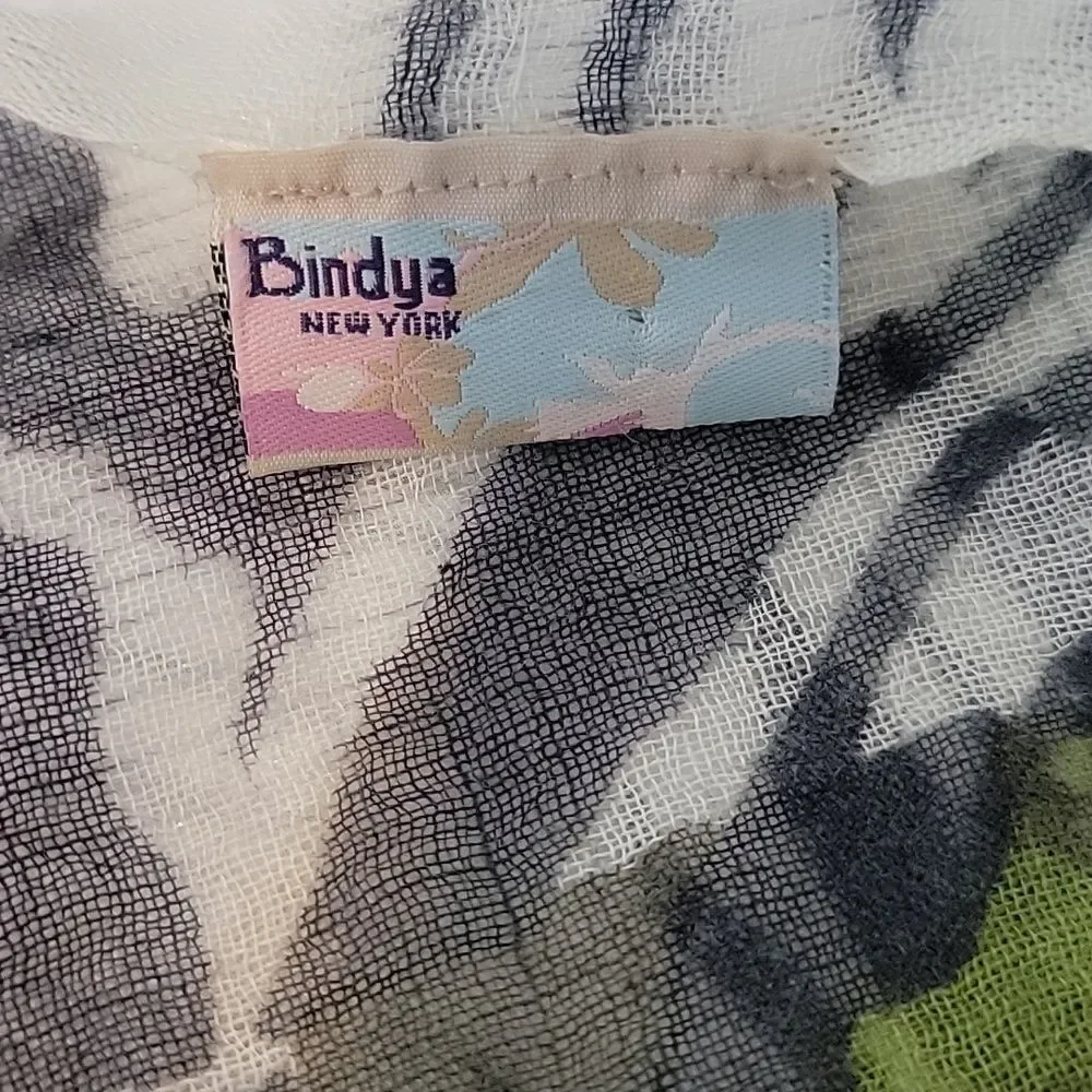 Bindya New York Scarf Green and Black Camouflage Women's 76